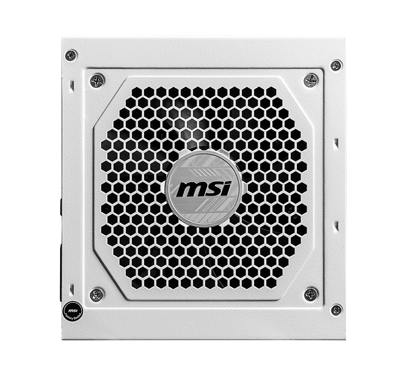 Блок питания MSI MAG A850GL PCIE5, 850W, Active PFC, 80+ GOLD, Full Modular, MAG A850GL PCIE5 WHITE