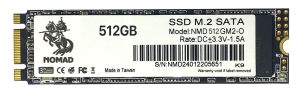 Твердотельный накопитель  512GB SSD NOMAD M.2 2280 SATAIII R540MB/s W500MB/s NMD512GM2-O