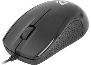 Мышь Defender Optimum MB-160 (Черный), USB 2кн, 1кл-кн, 1,5 м, коробочка