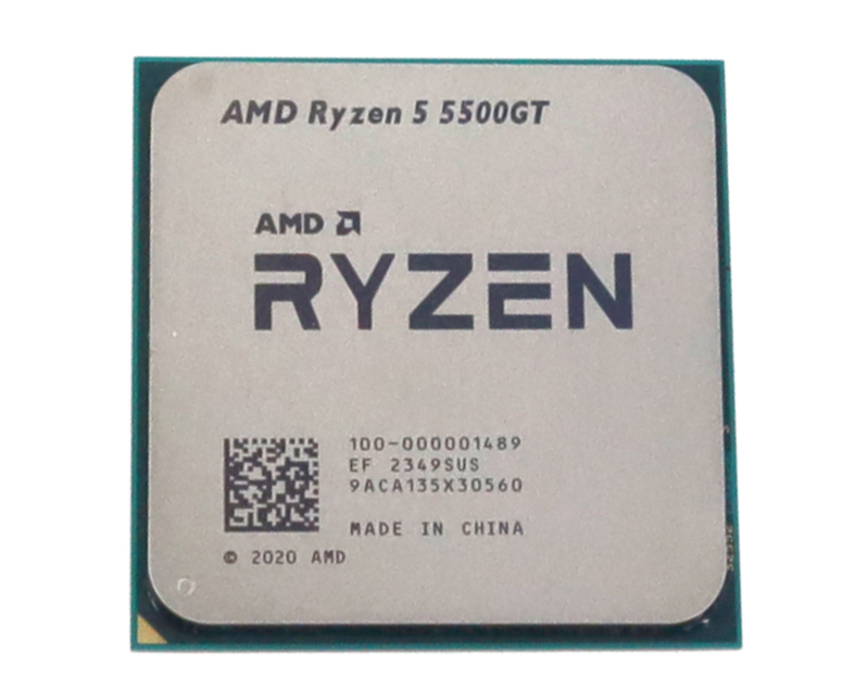 Процессор AMD Ryzen 5 5500GT 3,6Гц (4,4ГГц Turbo) AM4 6/12/ L2 3Mb L3 16Mb 65W 100-000001489 OEM