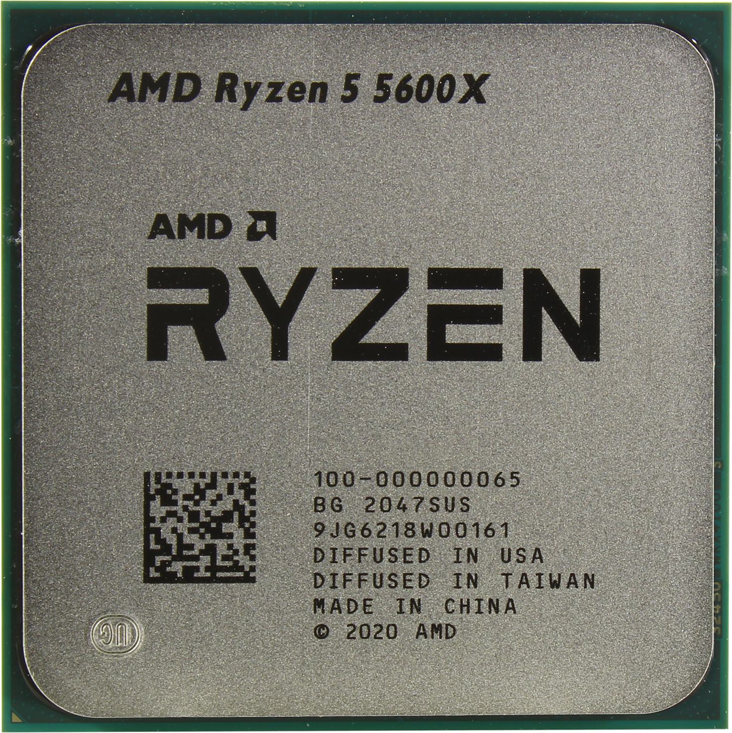Процессор AMD Ryzen 5 5600X 3,7Гц (4,6ГГц Turbo) AM4 7nm, 6/12, 3Mb L3 32Mb, 65W, OEM