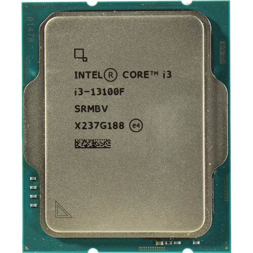 CPU Intel Core i3-13100F 3.3/4.5GHz (4.5GHz) 4/8 Raptor Lake 60W FCLGA1700 OEM