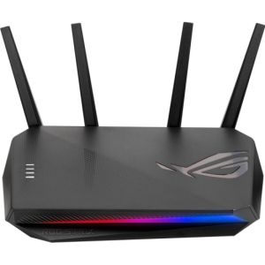 Двухдиапазонный маршрутизатор ROG Strix GS-AX5400:Wi-Fi 6, cовместимость с PS5, Adaptive QoS, VPN Fusion, port fwd, Aura