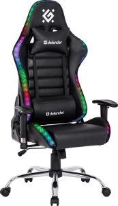 Игровое кресло Defender Ultimate (L) RGB, черный