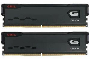 Оперативная память 64GB Kit (2x32GB) GEIL DDR4 3200MHz ORION GOG464GB3200C22DC Titanium Grey