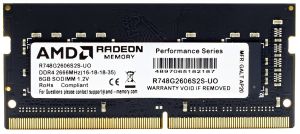 Оперативная память для ноутбука  4Gb DDR4 2400MHz AMD Radeon R7 Series R744G2400S1S-U Retail