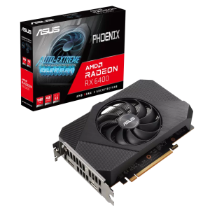 Видеокарта ASUS AMD Radeon RX 6400 4GB GDDR6 64-bit HDMI DP PH-RX6400-4G