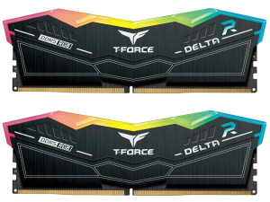 Оперативная память 32GB Kit (2x16GB) 6400MHz DDR5 Team Group DELTA RGB FF3D532G6400HC40BDC01 Black